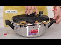 Ezmall Online Shopping | Prestige Clip on Pressure Cooker With 5Ltr. and 3Ltr. Capacity