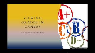 Viewing Grades In Canvas, What if Scores