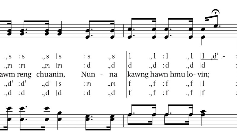 Khb 334 | Nunna Kan Duh Berte Hi (Life At Best Is Very Brief) | Sâwmna Hla | A Capella