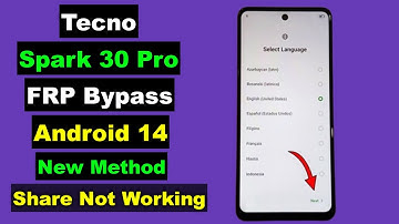 Tecno Spark 30 Pro FRP Bypass Android 13/14 Without PC | Tecno Spark 30 Pro FRP Unlock 2025