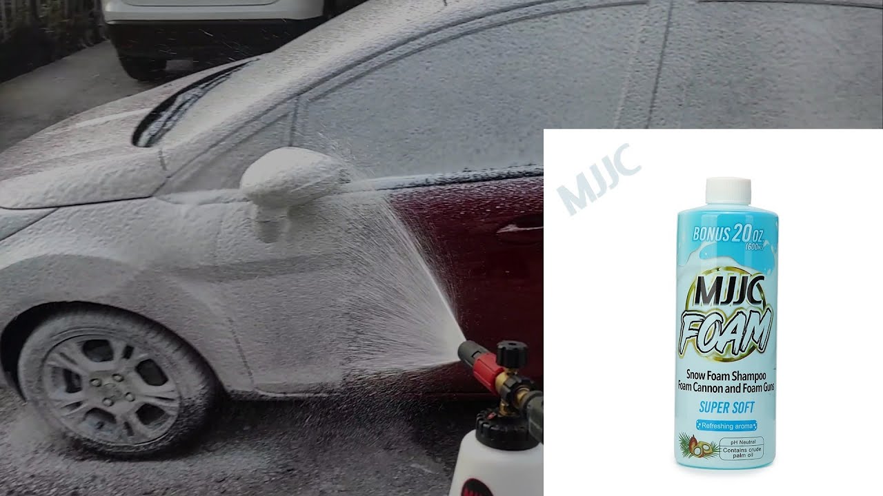 MJJC Foam Car Wash Snow Foam Shampoo YouTube