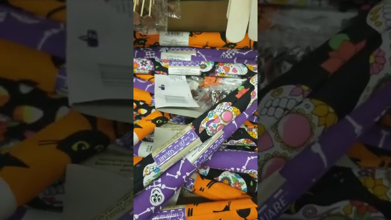Halloween Fabric at Dollar Tree 2022 