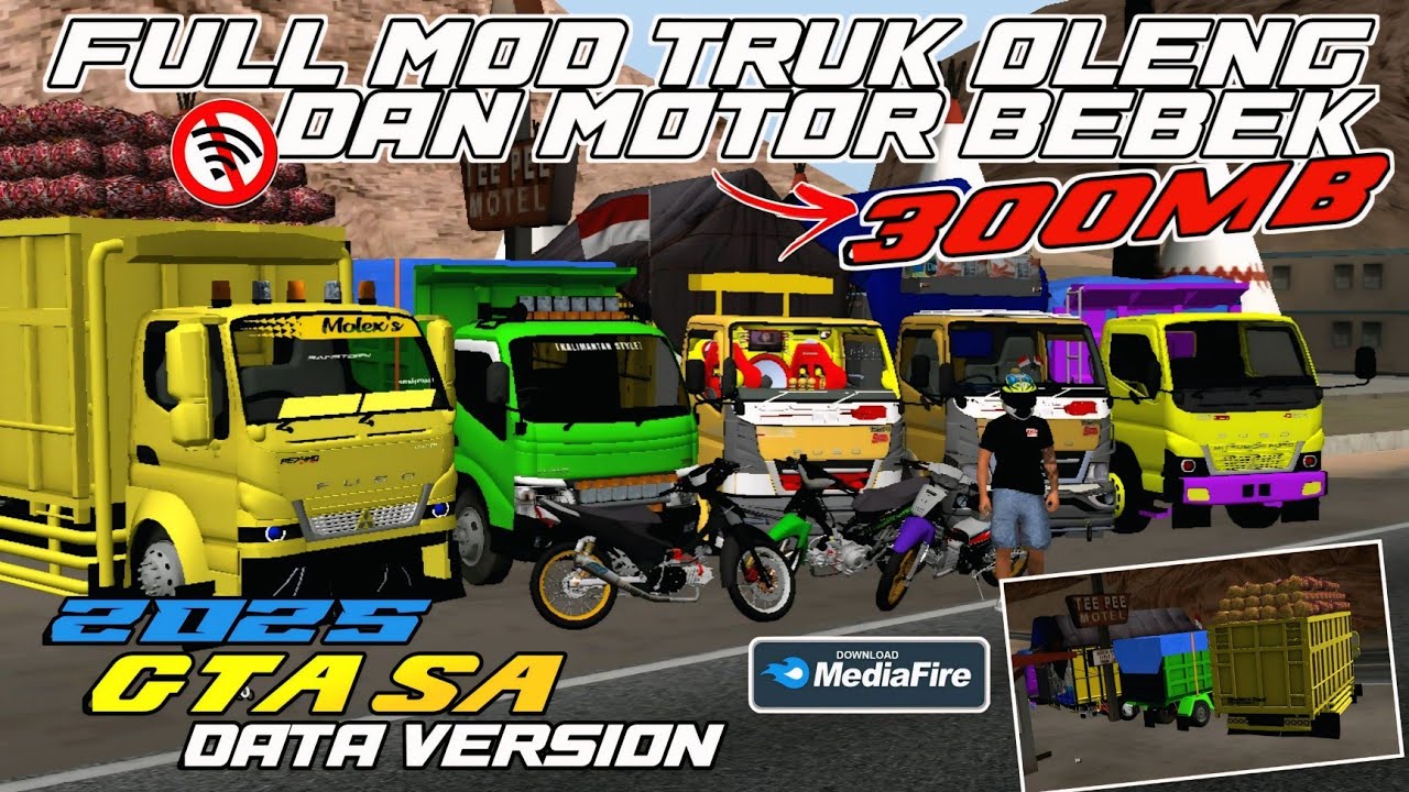 300 МБ (ДАННЫХ) GTA SA FULL WALKIN' TRUCK & MOTORCYCLE ОФФЛАЙН 2025