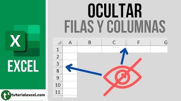 Cómo OCULTAR filas y columnas en Excel