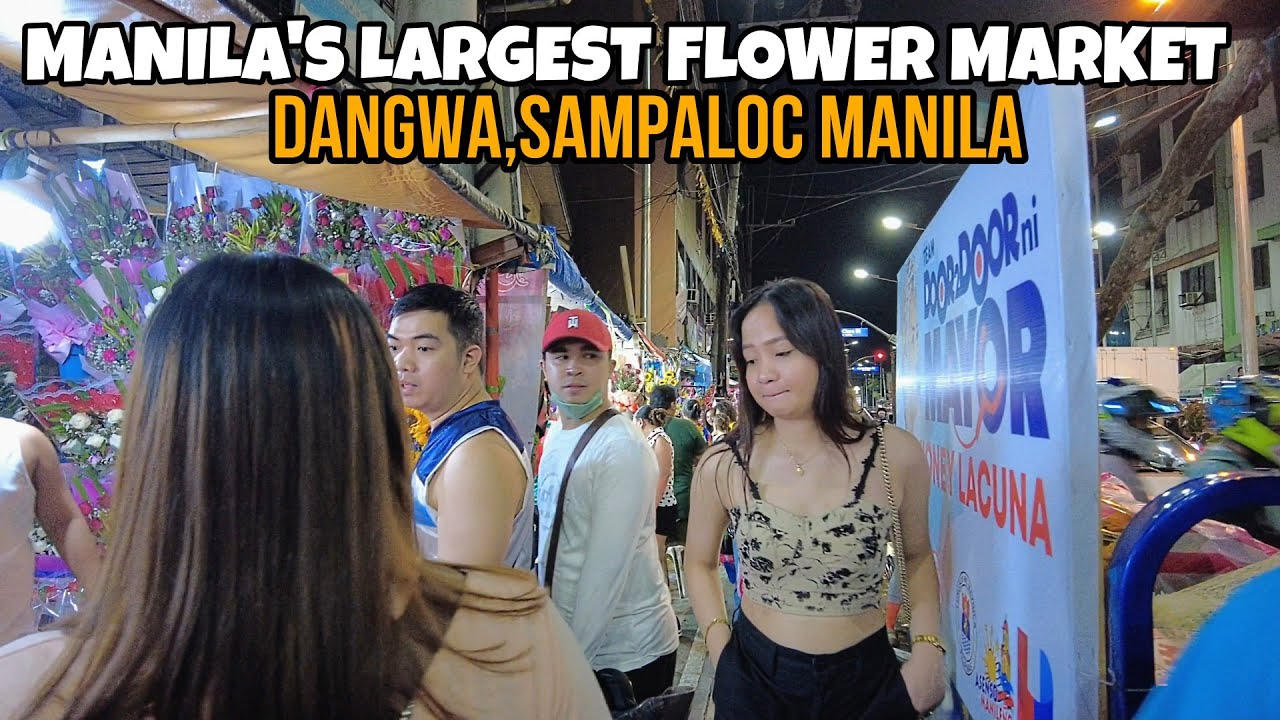 MANILA LARGEST FLOWER MARKET / DANGWA SAMPALOC MANILA / NON STOP