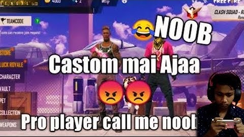 pro player call me noob😠1vs1 || Gaming Sumit