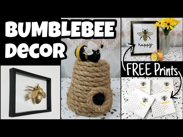 🍯 🐝 Dollar Tree DIYs, Bee Skep / BeeHive