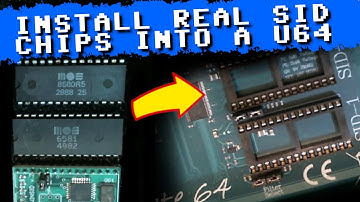 Installing Real SID chips into an Ultimate 64 (Bad SwinSID)
