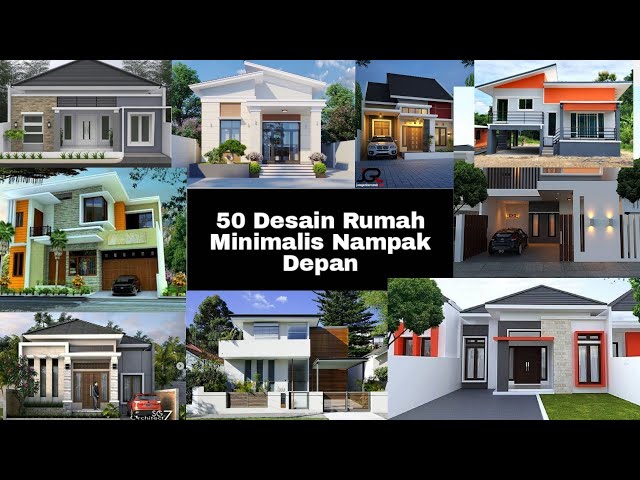 50 Desain Rumah Minimalis Tampak Depan | Desain Rumah Minimalis Cantik Dan Elegan | Rumah Idaman class=