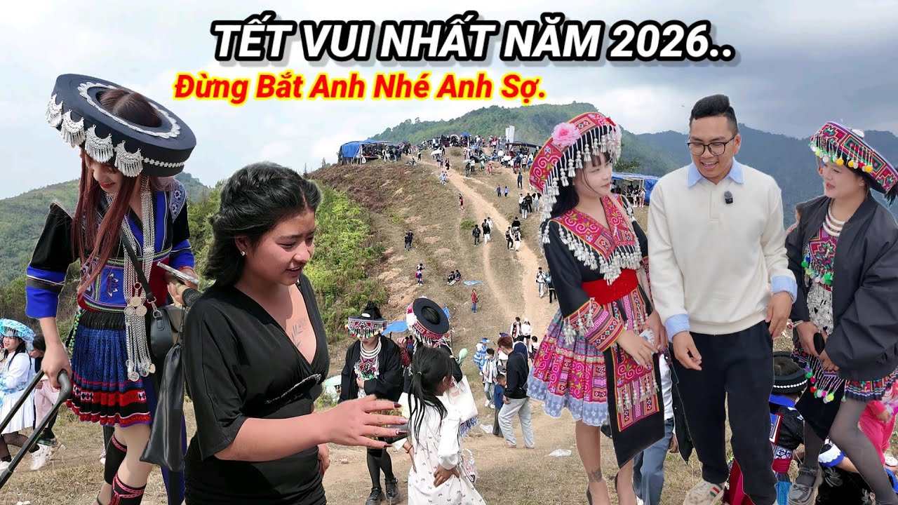 Chưa Từng Thấy Nơi Nào Chơi Tết Vui Đến Vậy.!Gái Ế Chồng Đông Kín Khắp Nơi.