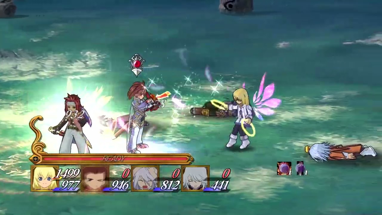 Tales of Symphonia Team Sylvarant vs Team Tethealla