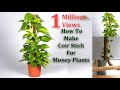 How To Make Coir Stick For Money Plant | Coir Stick Making Easy Methode At Home // GREEN PLANTS