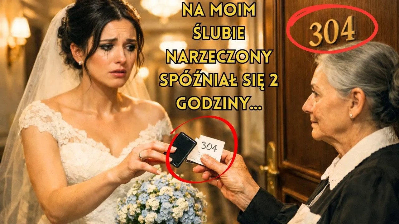 Na moim ślubie narzeczony spóźniał się 2 godziny. Pokojówka podała mi klucz z karteczką: „Pokój 304”