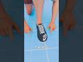 1-Second SHOELACE TRICK Challenge! #challenge #experiment #shorts