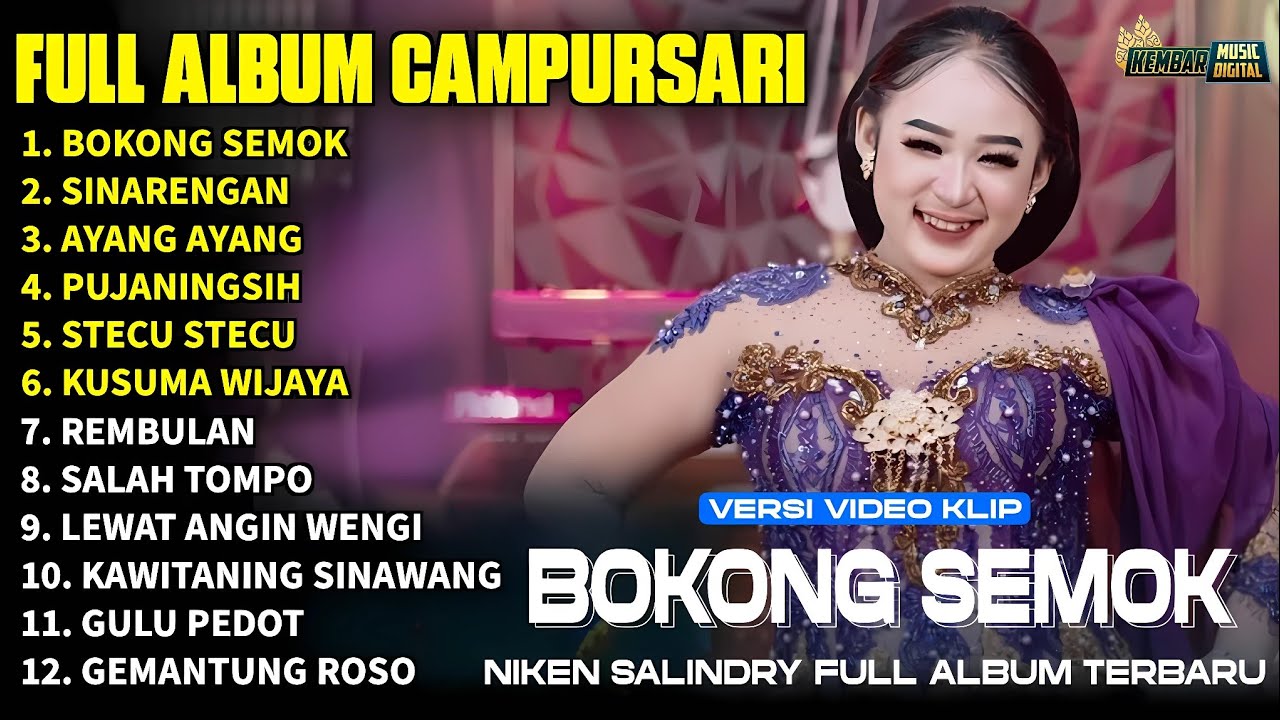 Album Niken Salindry || BOKONG SEMOK -  SINAREGAN -  FULL ALBUM CAMPURSARI VIRAL TERBARU 2025