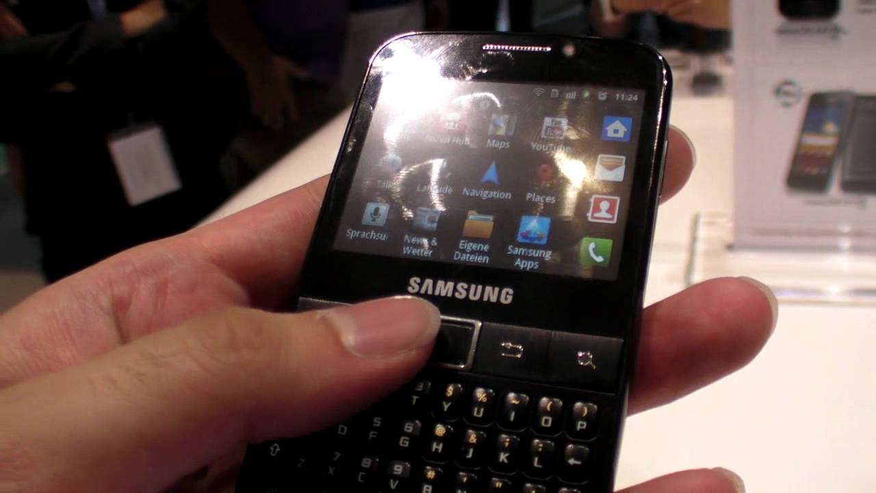 Samsung Galaxy Y Pro, Samsung's cheapest qwerty Android