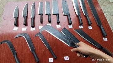 Dao bếp, Dao quắm, Dao tông, Dao thái chuối chuôi sắt. 29/10/2022. ĐT 0989921389