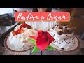 [Parte 2] Pavlova de Fresa & Chocolate ㅣOrigami de RosaㅣCoreanas en MexicoㅣFamilia Mexicoreana