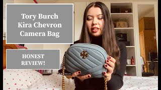  Tory Burch Women's Kira Chevron Small Camera Bag