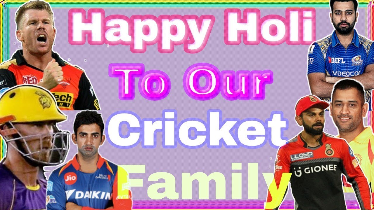 Wishing You All Happy Holi And Be Safe | Cricket Family | Pawan Manral |