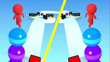 🟢 🟡 Stack Rider  Vs Stack Rider  |Gameplay Android ios | Android Gameplay Video | NO. 31