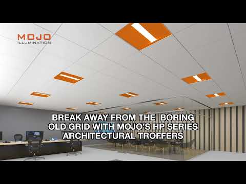 MOJO Illumination HP Series Architectural Troffers