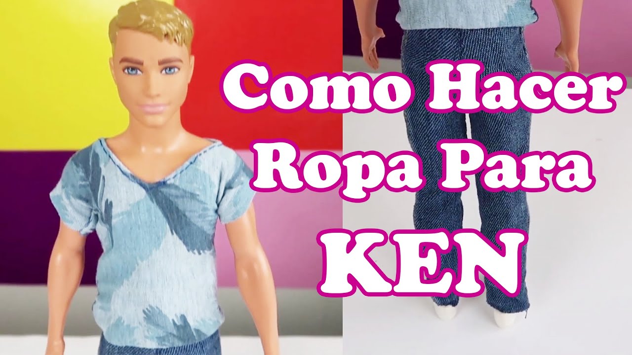 pronto Larva del moscardón Inhibir Como Hacer ROPA para KEN | Playera y Pantalón - YouTube