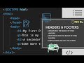 headers & footers 🤯 | Crafting Cohesive Web Pages: A Deep Dive into HTML Headers & Footers 🏰