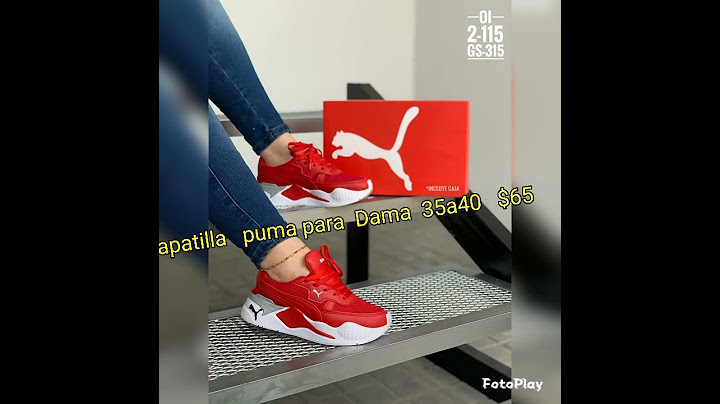 zapatilla puma para  mujer  Talla 35a 40 $ 65