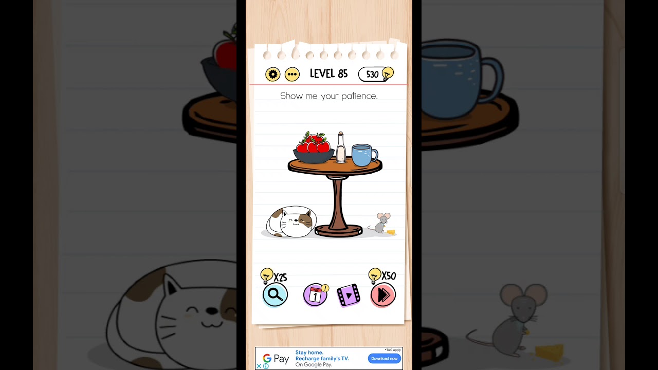What Is The Answer To Level 85 On Brain Test Brain Test Level 85 Show me your patience Answer - YouTube