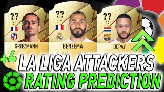 BENZEMA = CR7?! LA LIGA TOP 10 ATTACKER RATING PREDICTION! | FIFA 22 ULTIMATE TEAM