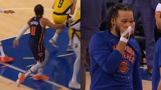 Jalen Brunson Suffers Foot Injury In Game 2 Vs Pacers 