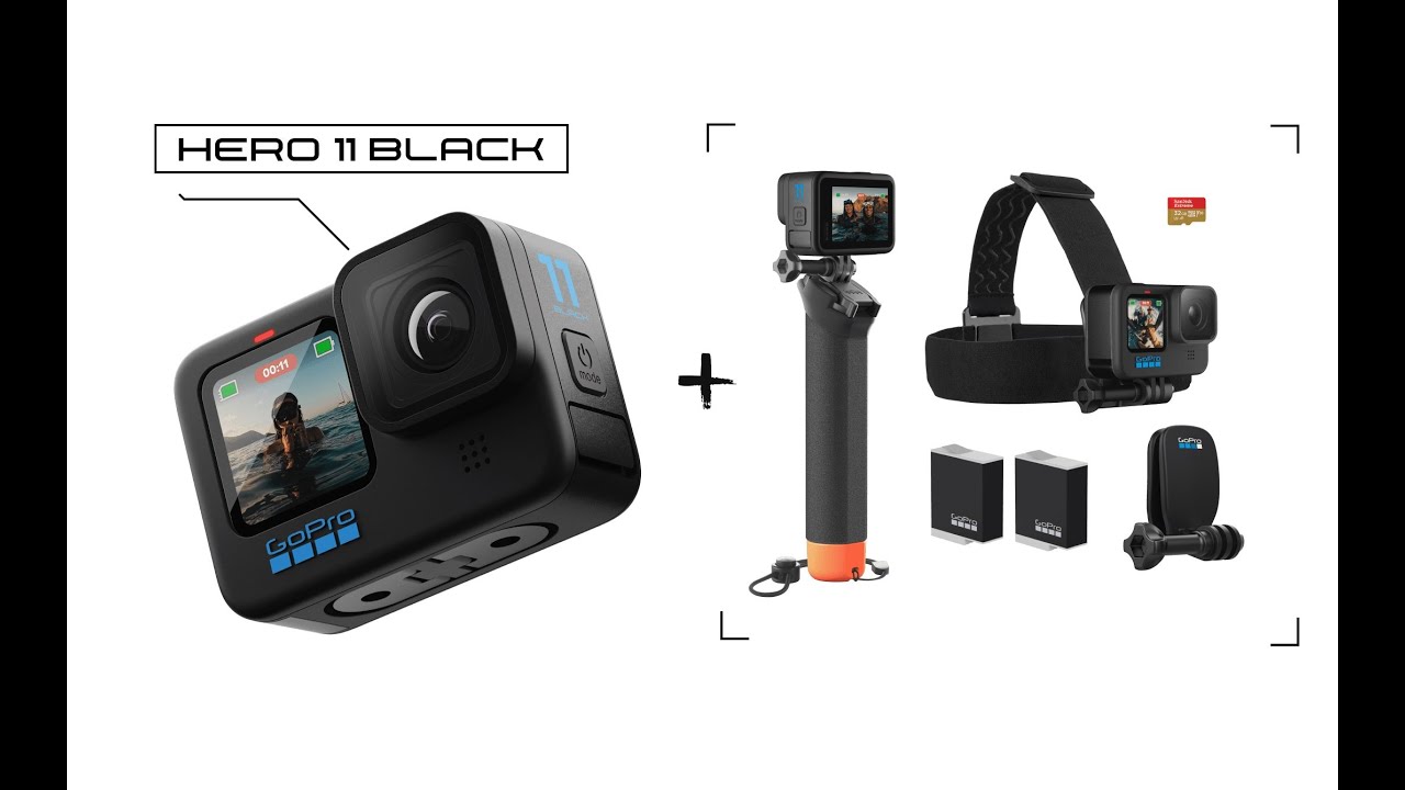 GoPro Hero 11 Black Unboxing Bundle Set