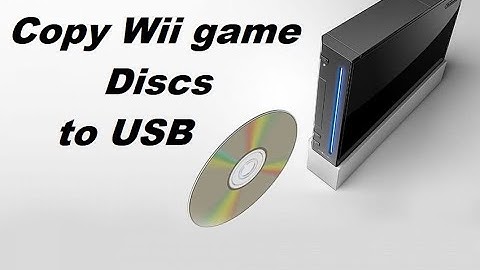 How to Copy Wii Disc Games onto External Drive!