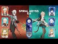C0 Arlecchino &amp; C6 Lynette | Spiral Abyss 6.4 Floor 12 | Genshin Impact