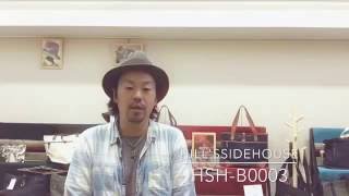 日本製帆布バッグブランドHill'sSideHouse(ヒルズサイドハウス)1Dayボストンバッグ ボストン１つを片手に大人なひとり旅