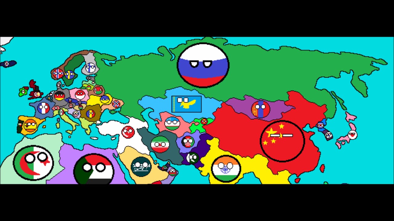 Карта мира кантриболз 2022