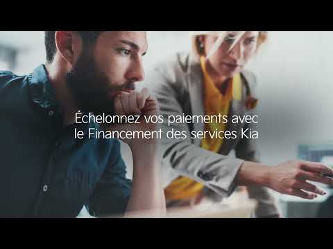 Échelonnez vos paiements avec le Financement des services Kia