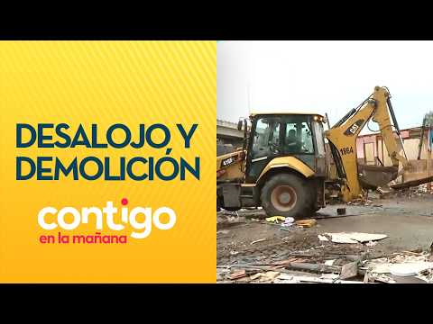 EVICTION AND DEMOLITION of Maipú settlement - Contigo en la Mañana