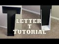 HOW TO MAKE A BALLOON MOSAIC | Letter T Tutorial