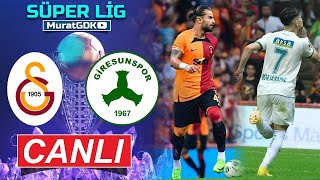 GALATASARAY 0-1 GİRESUNSPOR / Süper Lig 2. Hafta (2022 - 2023) / Canlı ANlatım