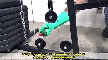 O que usar para lubrificar aparelhos de musculação?