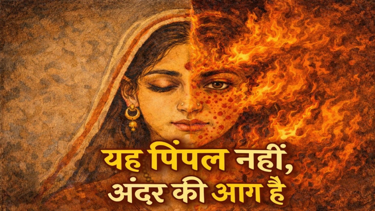 यह पिंपल नहीं है… शरीर के अंदर जल रही आग का संकेत! 😱🔥