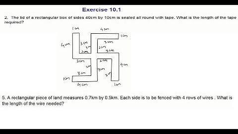 class 6 maths|mensuration|chapter 10| exercise 10.1 q 1 to 5