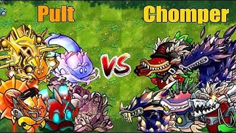 PVZ 1 Fusion 3.0 Challenge!! Team Pult VS Team Chomper VS 300 Obsidian Gargantuar - Who Will Win?