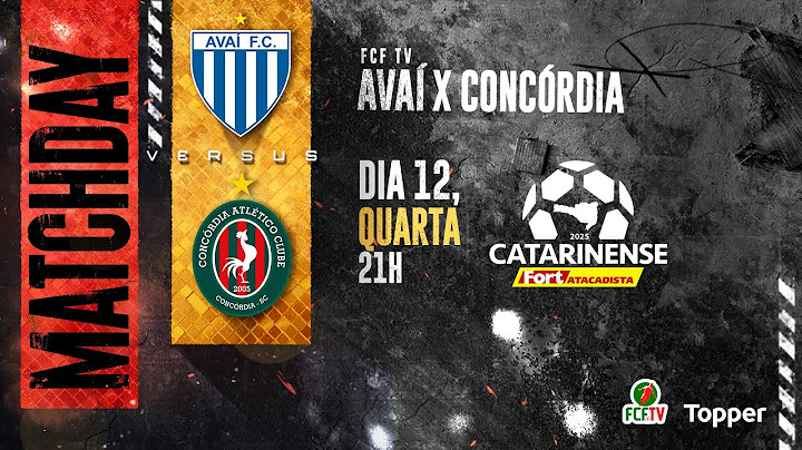 AO VIVO | AVAÍ X CONCÓRDIA | CATARINENSE FORT ATACADISTA 2025