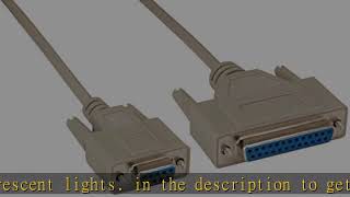Cable Leader DB9 Female to DB25 Female Null Modem Cable (10 Foot (1 Pack))