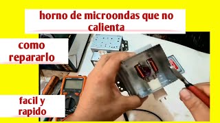 Como reparar magnetron de microondas