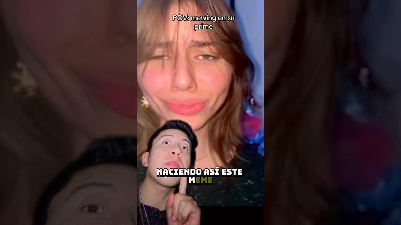CÓMO SE CREÓ EL MEME DEL MEWING?😱🤯👁️👄👁️
