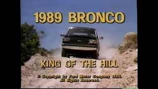 1989 Ford Bronco Product Information